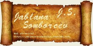Jablana Somborčev vizit kartica